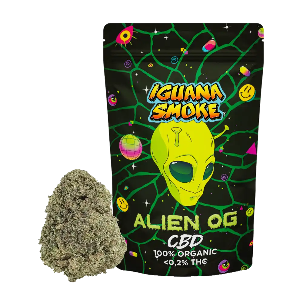 Flor de CBD Alien OG Flor de CBD Alien OG